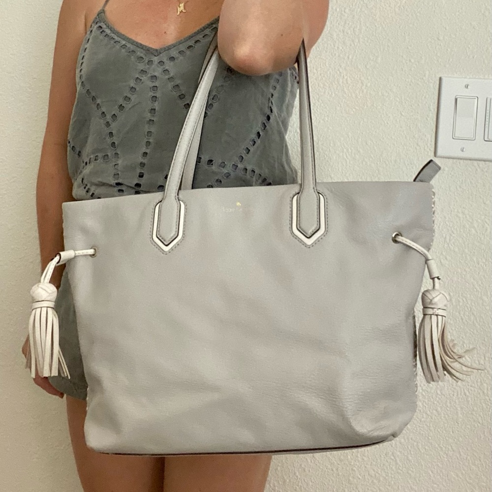 Authentic Kate Spade leather tote bag purse